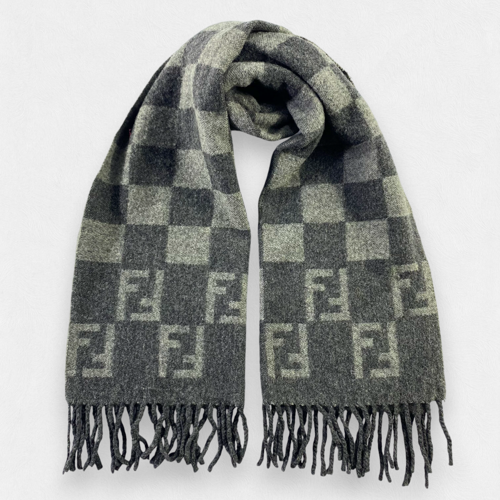 Fendi Scarf Muffler Winter Neck Scarf Wool Scarves