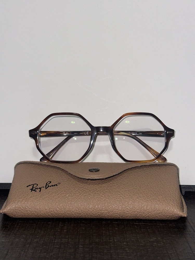 Very Clean! Ray-Ban Prescription Frame Glasses RB 5472 Frames w/ Cases Tortoise
