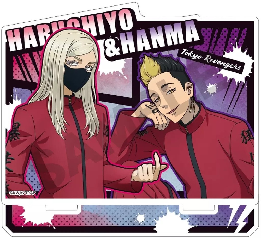 Acrylic Stand Panel Shuji Hanma Haruchiyo Sanzu Provocationtokyo Revengers