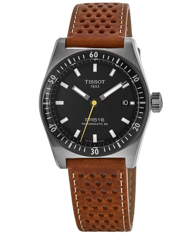 New Tissot PR516 Powermatic 80 Automatic Black Unisex Watch Ref T1494071605100