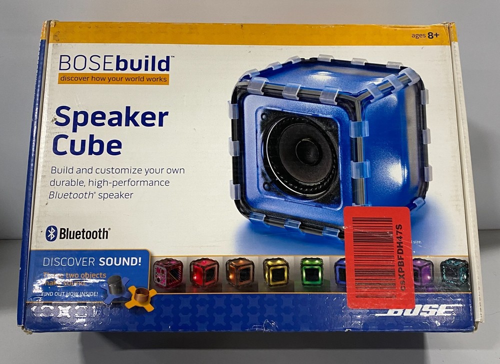 BOSEbuild DIY Bluetooth Speaker Cube for Customizable Audio Experience
