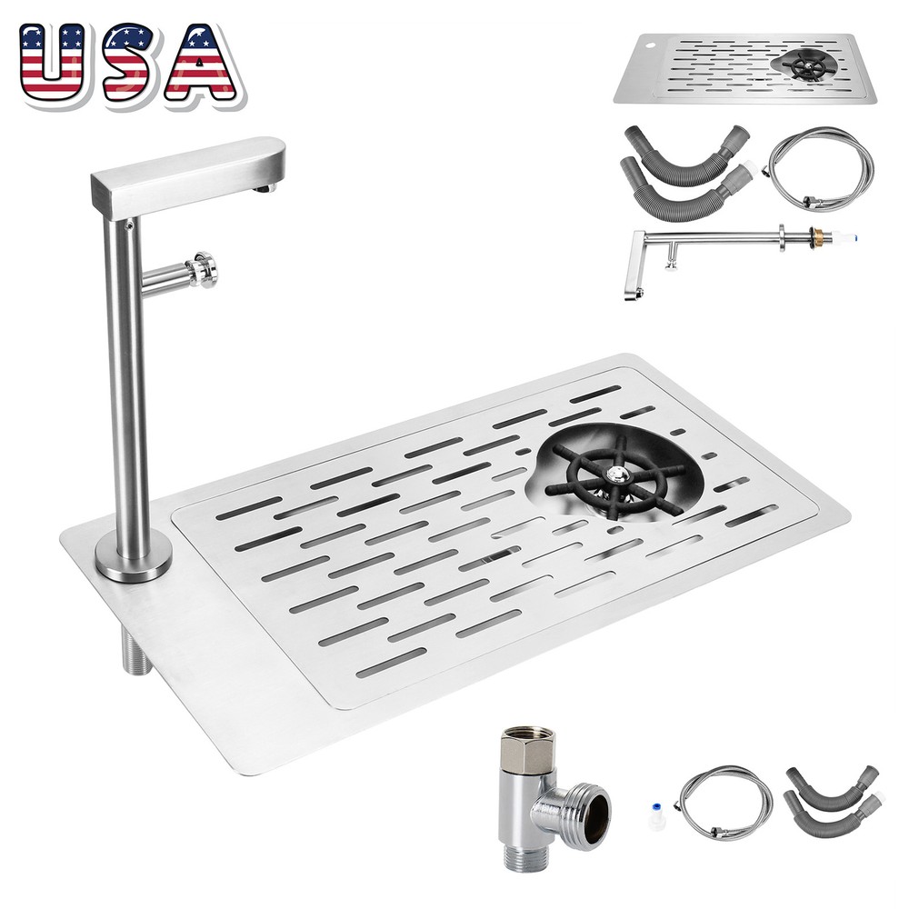 Automatic High Pressure Pitcher Glass Rinser for Coffee Milk Cup Cleaning