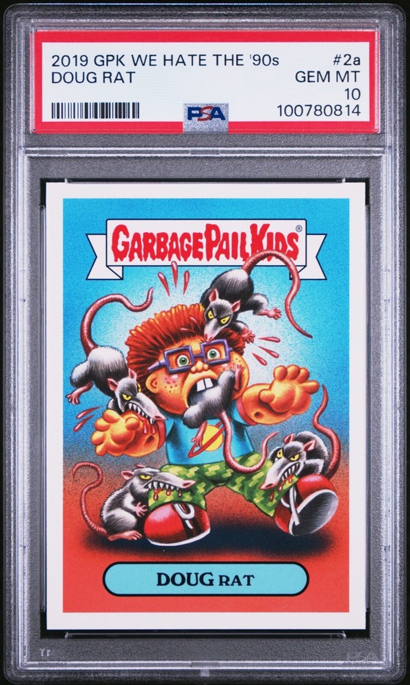 2019 Garbage Pail Kids Doug Rat 2a PSA 10 Gem Mint Rugrats Pop-1 90s Series