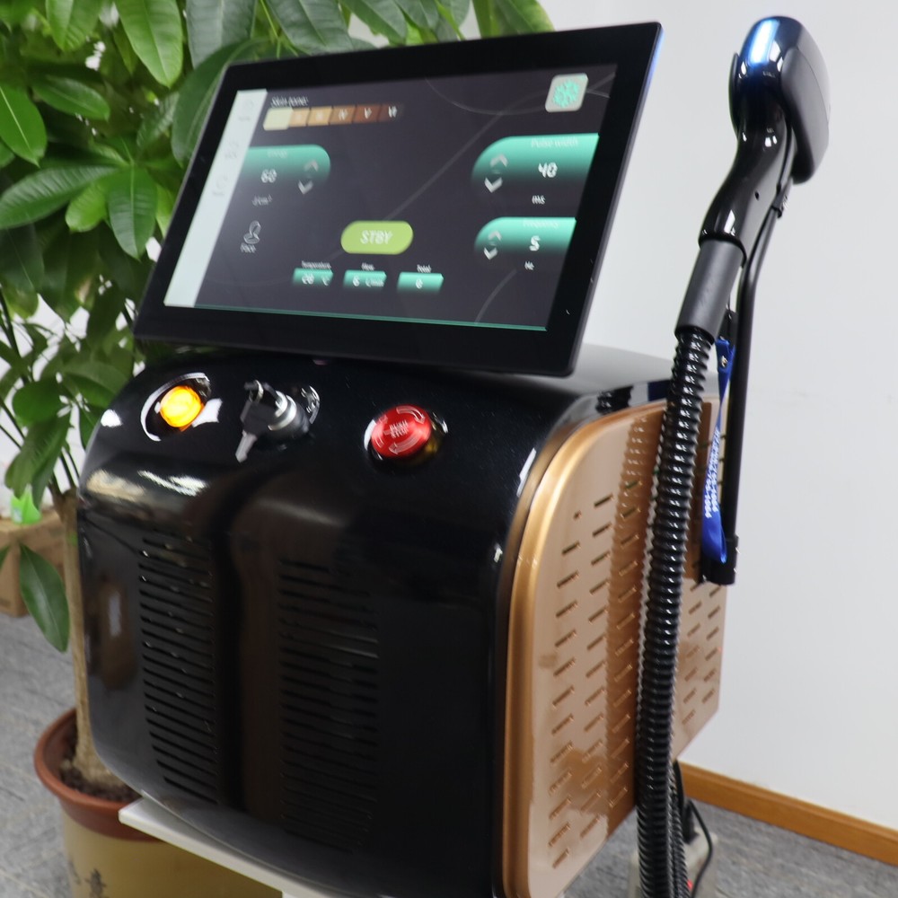 Laser Epilator Painless Ice Titanium 808nm Diode Laser Hair Removal Machine