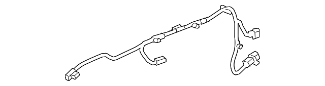 Genuine GM Rear Passenger Side Door Wiring Harness 22771080