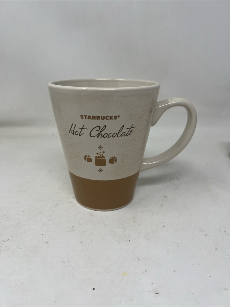 Starbucks Coffee 2010 Hot Chocolate 15 Oz Ceramic Mug Winter Latte