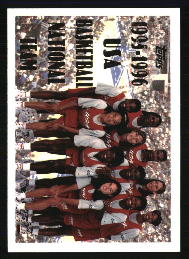 Team Photo 1996 Topps USA Women's National Team #12 BASKETBALL Card