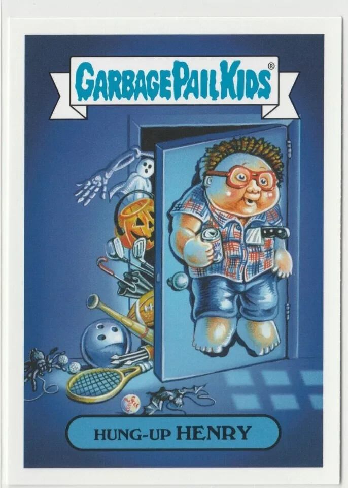 Hung-Up Henry Garbage Pail Kids GPK 2019 Revenge of Oh the Horror-ible Series 3a