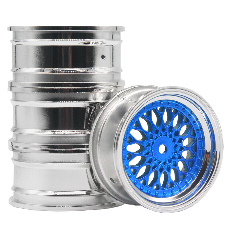 1/10 Flat Run Drift Parts Rims Wheels Tires Hub for TAMIYA HSP HPI 94123/122 MST