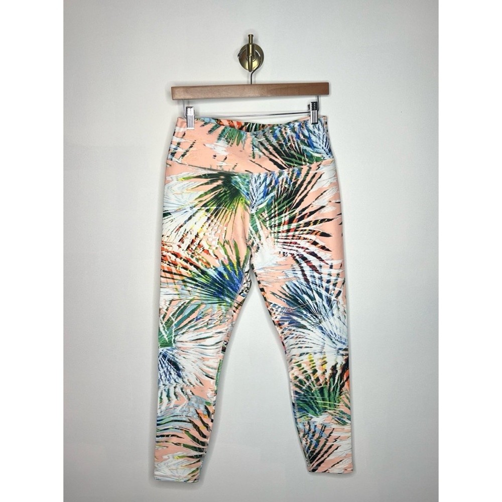 NWT Fabletics High Rise Powerhold Legging Colorful Patterned Sz L