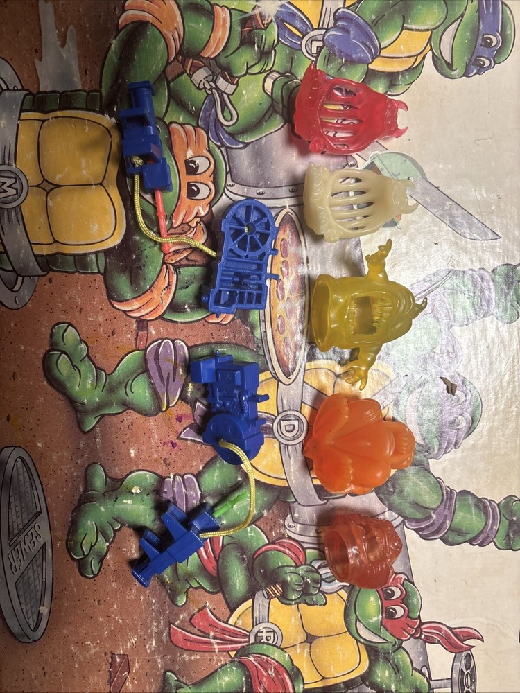 Vintage Lot Of Seven 1984-87 Ghostbusters Weapons/ghosts