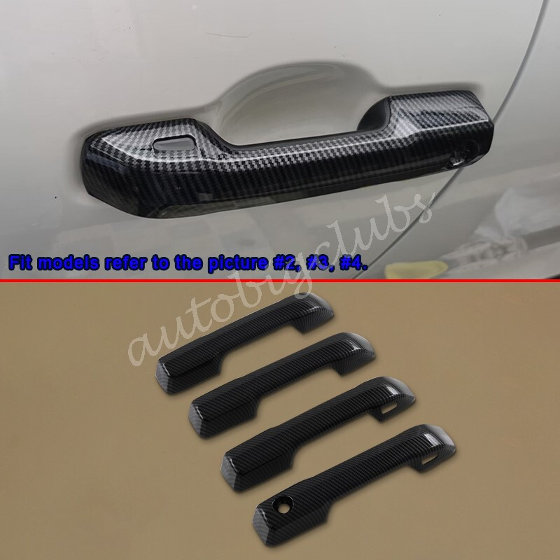 For Toyota Tundra 2022-2025 Carbon Fiber Door Handle Cover Trim Accessories