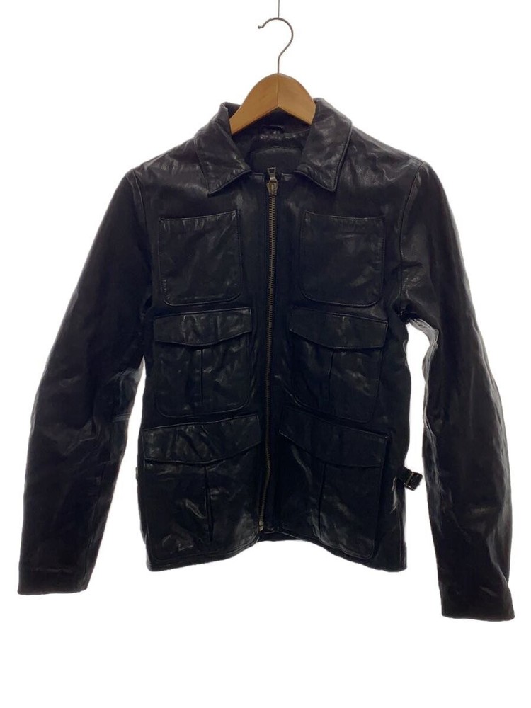 Hysteric Glamor Leather Jacket Blouson/S/Goat Leather/Blk/Plain/0203Lb03 3368