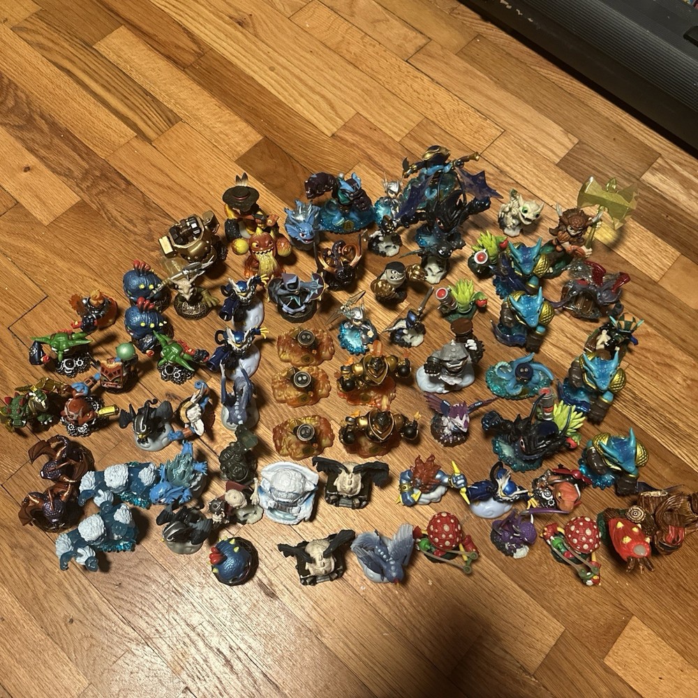 Lot Of 50+ Skylanders Figures Swap Force Trap Team Spyro Giants Etc See Photos