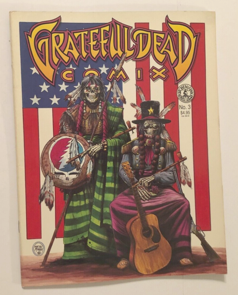 GRATEFUL DEAD Comix No. 3 1991 Comic Book Timothy Truman Cover Vintage VG-F 5.0