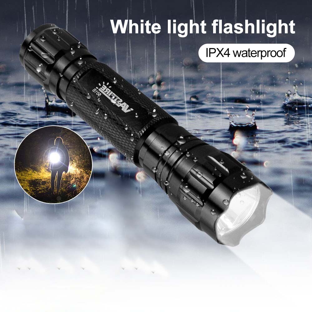 Portable 1000LM Tactical Gun Flashlight LED Battery & Charger Torch For Hunting