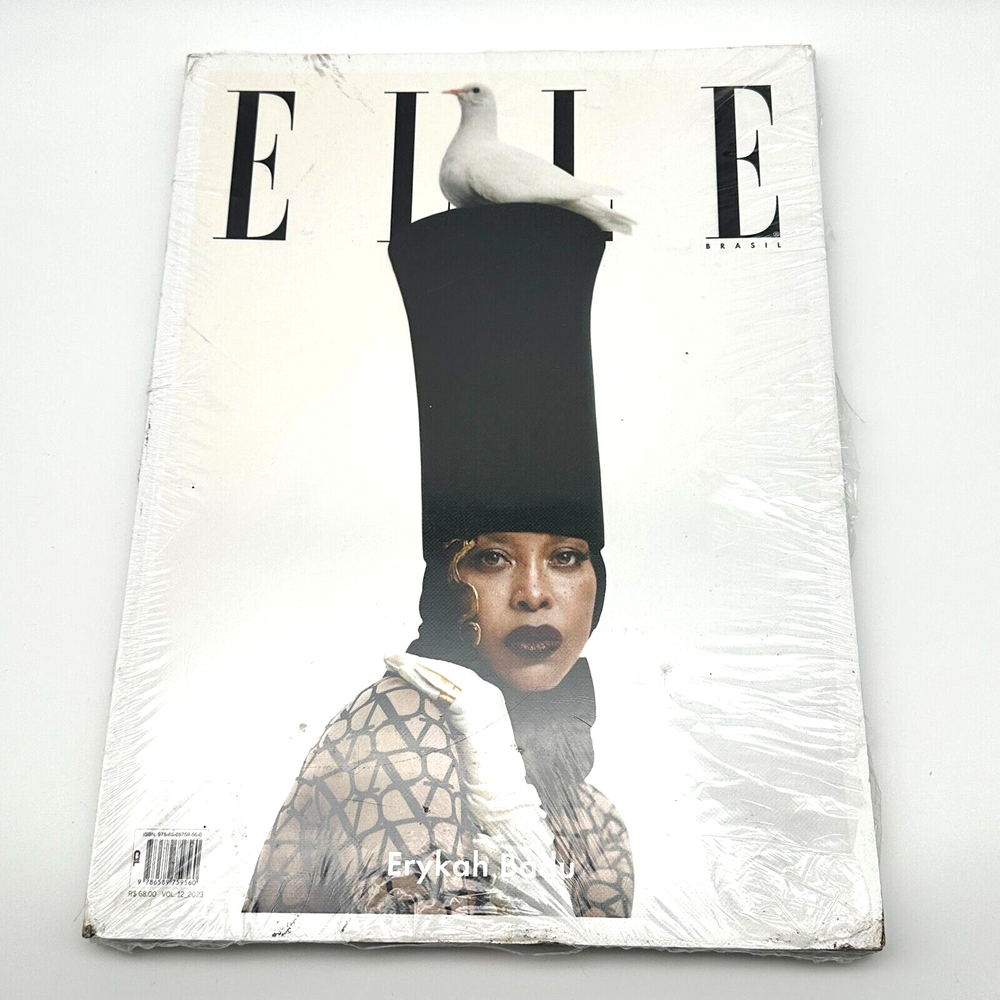 RARE SEALED ELLE Brasil Erykah Badu Special Edition 2023 Collectible Fashion Mag