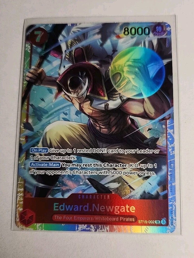 ONE PIECE TCG Edward Newgate SR ST15-002 English RED