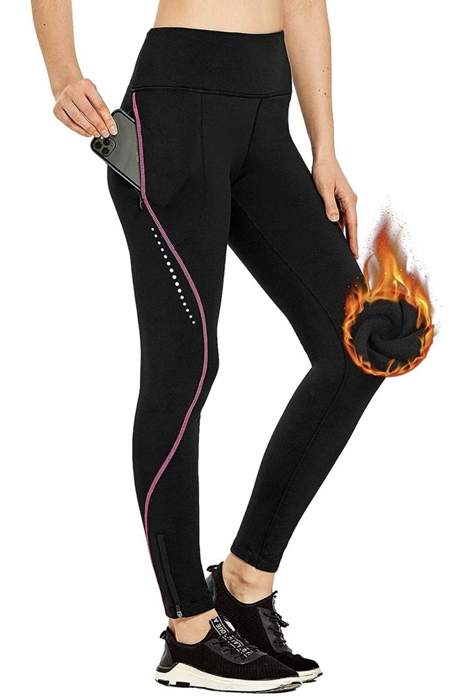 FitsT4 Thermal Fleece Lined Cycling Tights Hiking Water Resistant (medium)