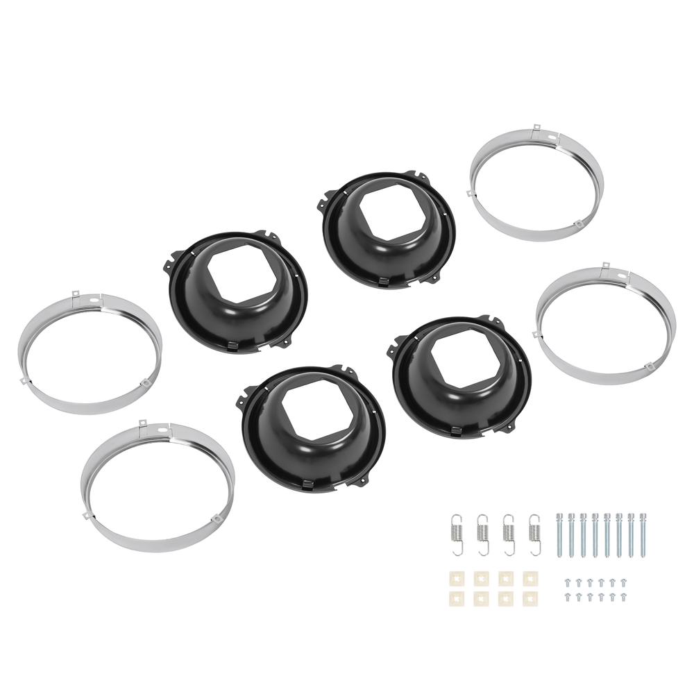 Headlight Molding Ring and Bucket For Chevrolet Chevelle 64-70 & Impala 58-72