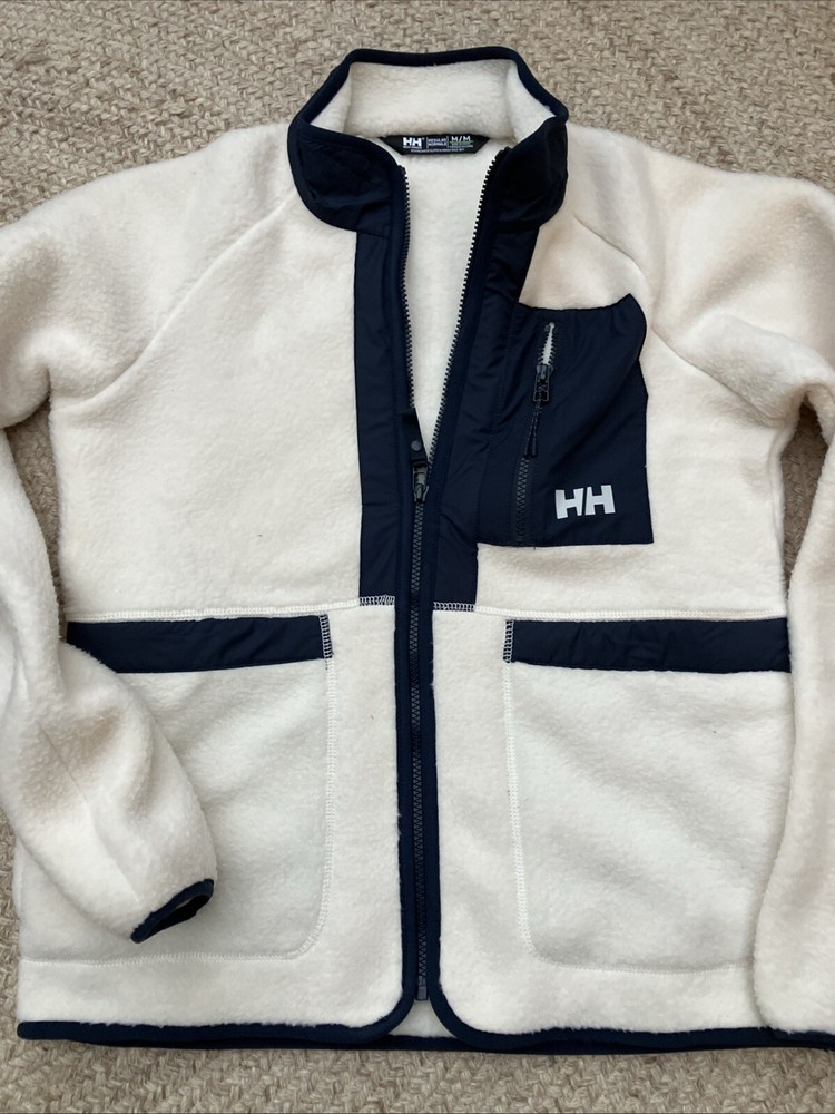 Helly Hansen Ladies Aurora Pile Jacket Cream Size Medium