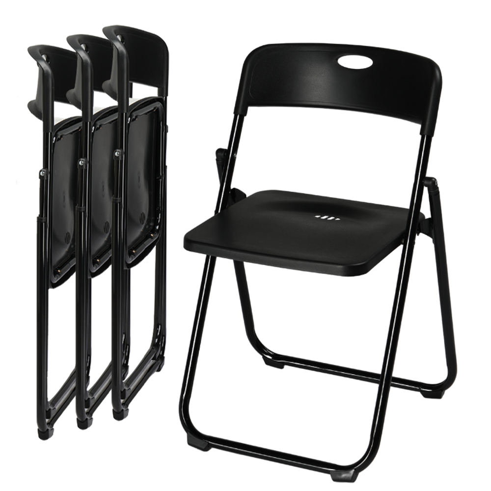 4-6 Pack Plastic Folding Stackable Chairs for Office Home Wedding Party Events