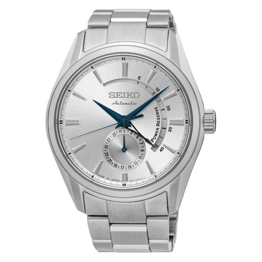Seiko SSA303J1 Presage Automatic Men's Watch with Sapphire Crystal & Power Reserve