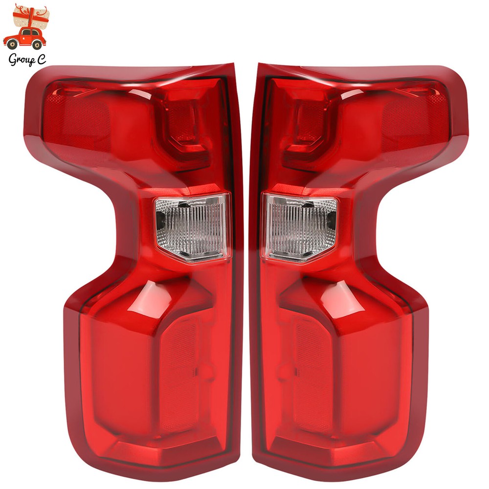 L+R LED Tail Lights Rear Brake Lamps Pair For 2019-2021 Chevy Silverado 1500 OEM
