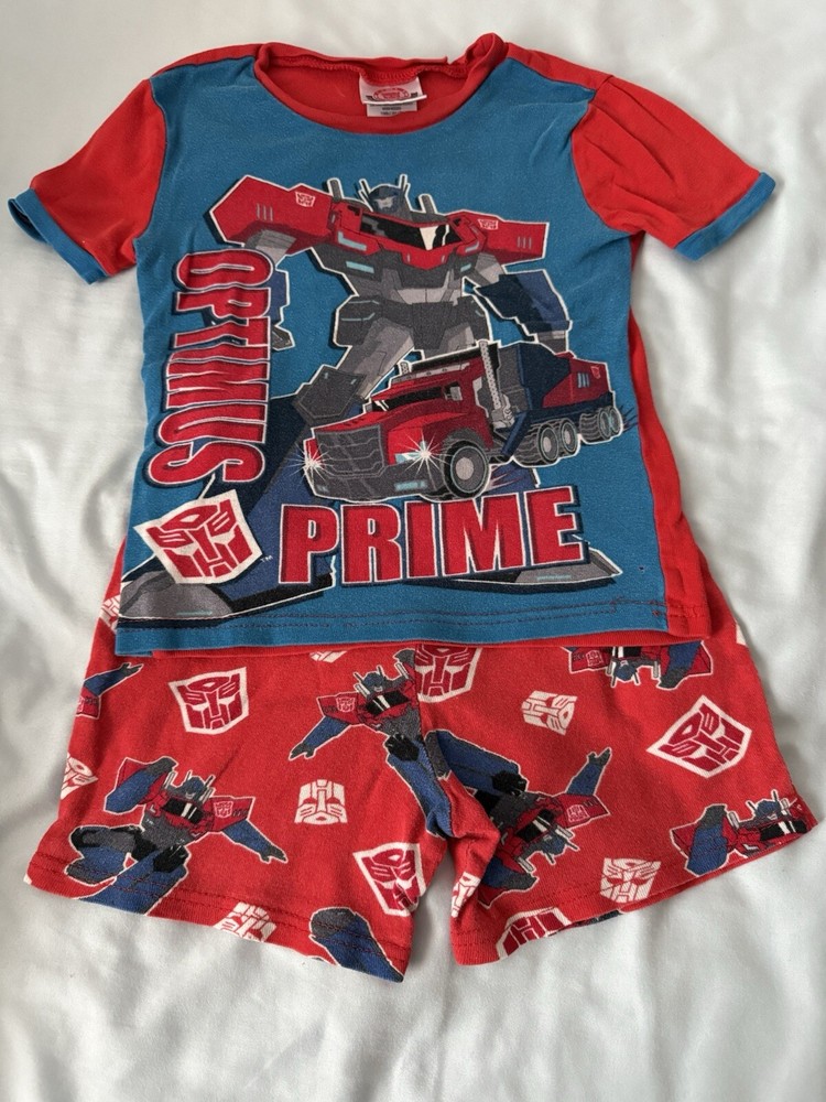 Boys Optimus Prime Pjs Size 7