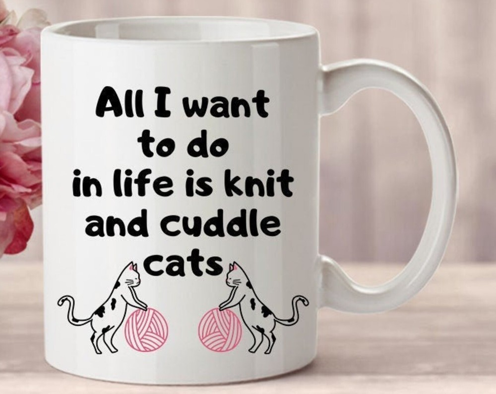 Funny Knitting Mug Gift