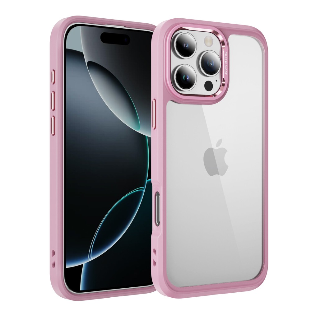 Slim Shockproof Clear Case for iPhone 16 Pro Max 15 14 13 with Lens Protection