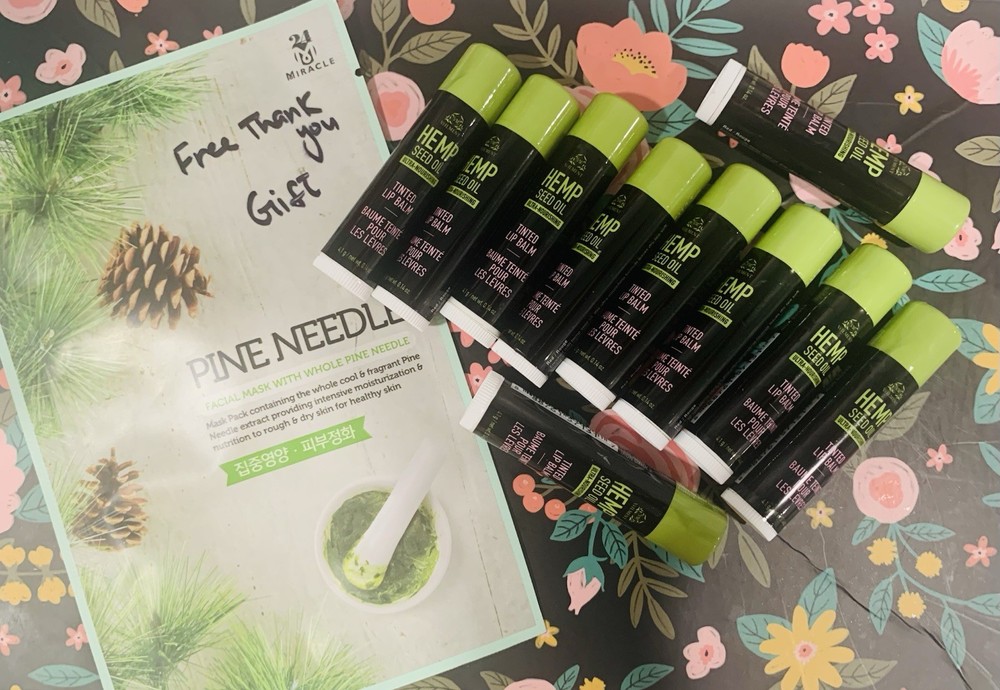 10 Tubes AVON Veilment Hemp Tinted Lip Balm FREE SHIPPING!!!