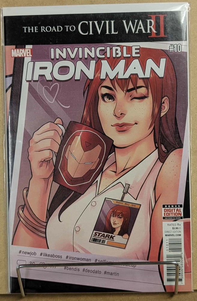INVINCIBLE IRON MAN #10 2ND APPEARANCE RIRI WILLIAMS IRONHEART MARVEL COMICS MCU