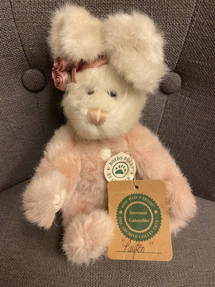 The Boyds Collection, The Archives Series Lady Payton 11” Plush Bunny Rabbit