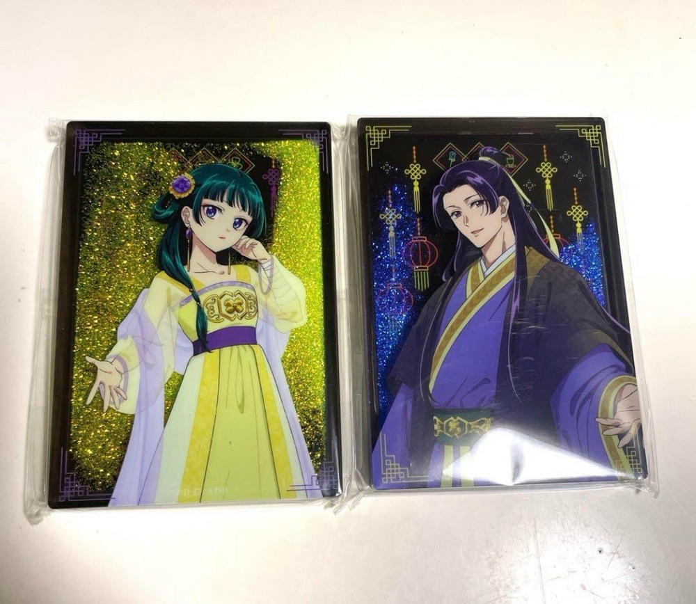 Apothecary Diaries Anime Glitter Acrylic Stand Featuring Jinshi and MaoMao