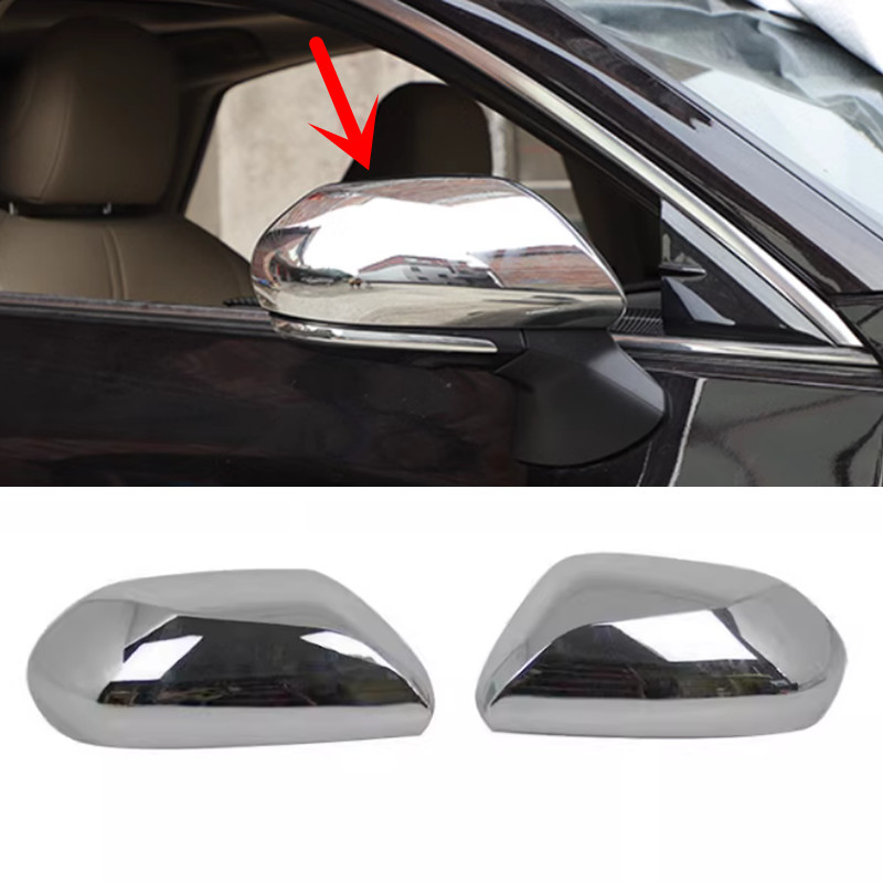 For Toyota Camry 2018-2025 ABS Chrome Side Mirrors Rearview Trim Cover
