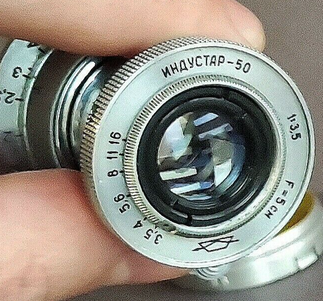 Lens Industar 50 1: 3,5 M39 USSR Copy for nikon canon Applied with adapter rings