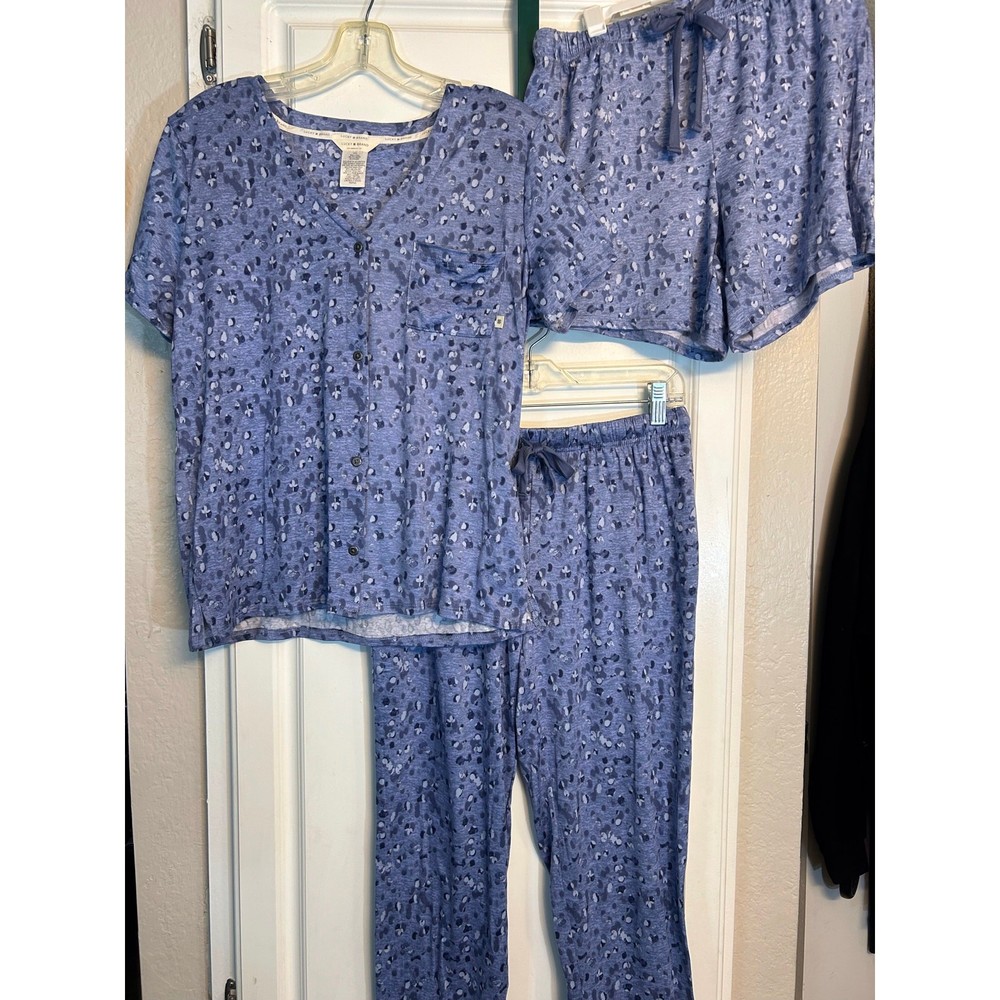 Lucky Brand NWT 3-piece pajama sleep set for women cozy comfort