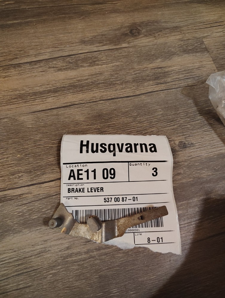 Husqvarna 537008701 replacement brake lever