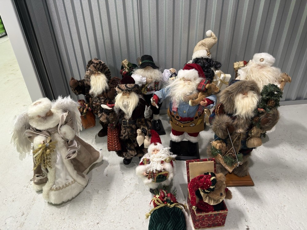 Santa and Christmas Figures. Selling Collection