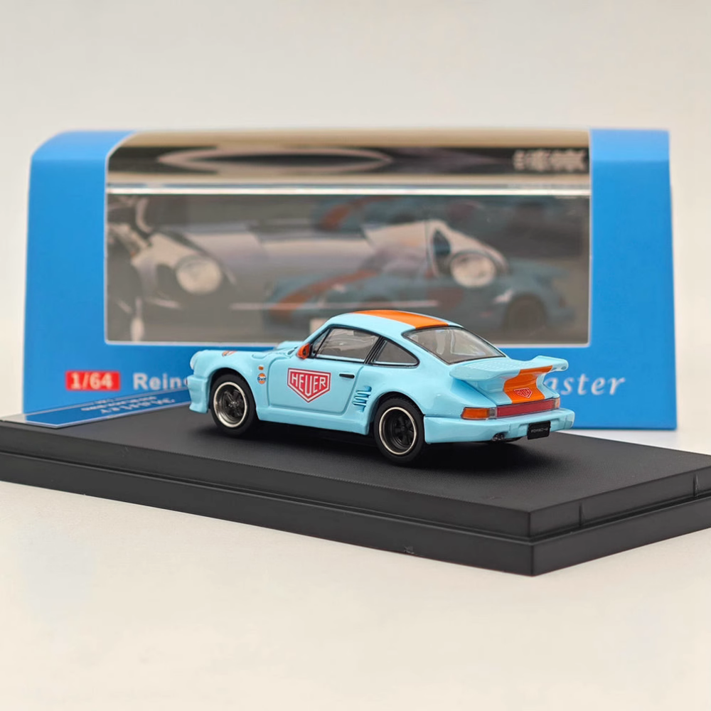 1:64 Porsche 911 930 Turbo Gulf Livery Die-Cast Model Car  