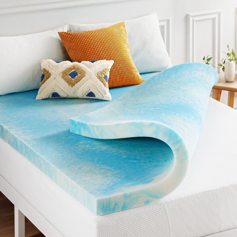 Best Price Mattress 3 Inch Swirl Gel AeroBreeze Cooling Air Flow Memory Foam ...