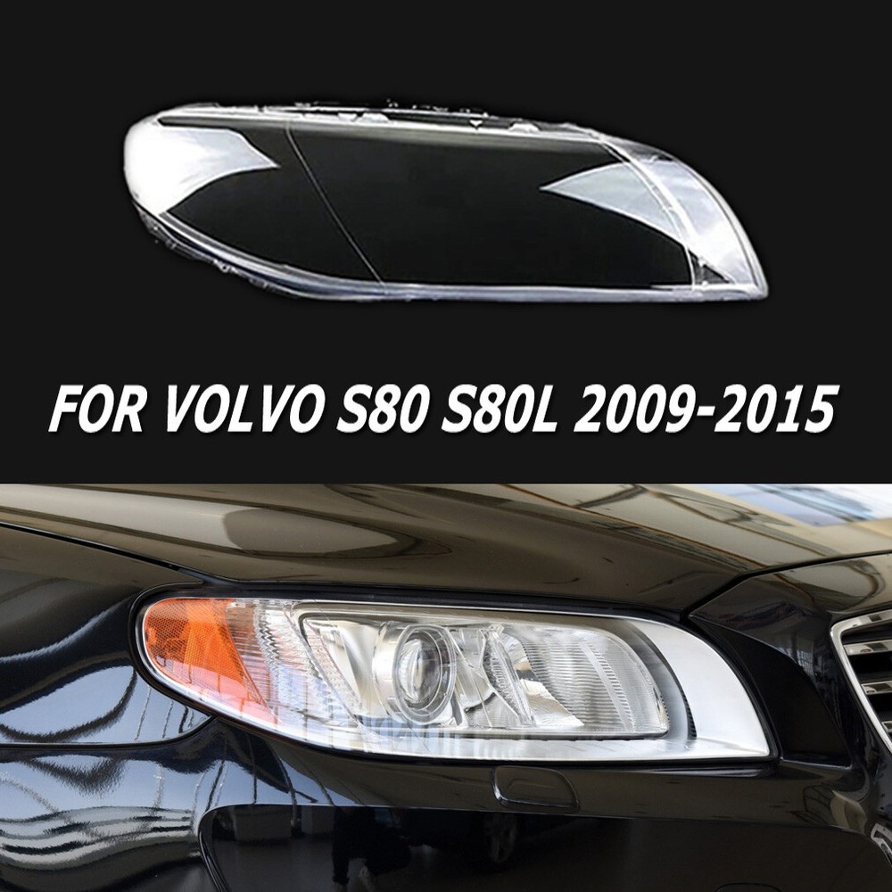 Fit For Volvo S80 S80L 2009-2015 Headlight Lens Cover Transparent Right