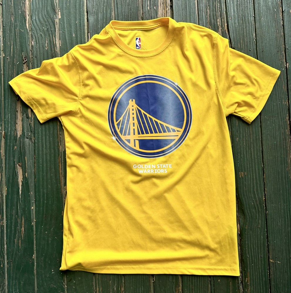NBA Oficial WARRIORS 30 CURRY Sports shirt yellow size Medium