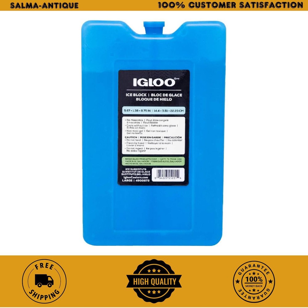 Igloo Ice Blocks, Reusable Ice Packs for Coolers, Long Lasting Cold Freezer Pack