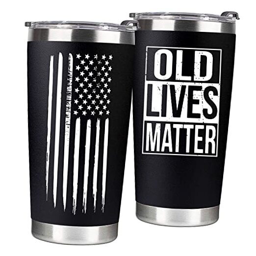 20Oz Tumbler Birthday Gift for Dad or Men - Insulated Stainless Steel Cup  