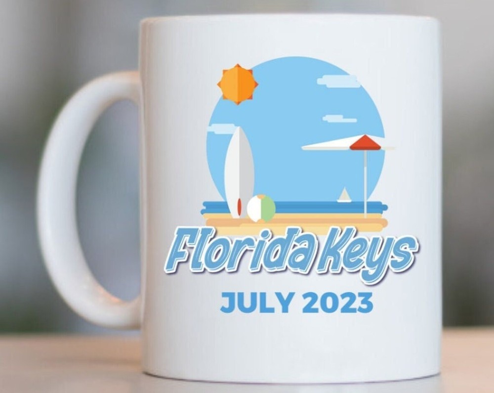Custom Florida Keys Mug Florida Keys Vacation Mug Florida Keys Custom Mug