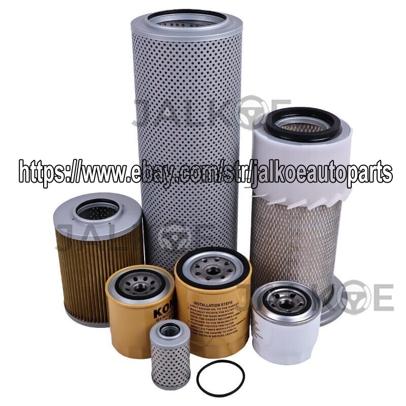 Filter Kit for Mitsubishi Engine 4D32 Caterpillar CAT Excavator E70B