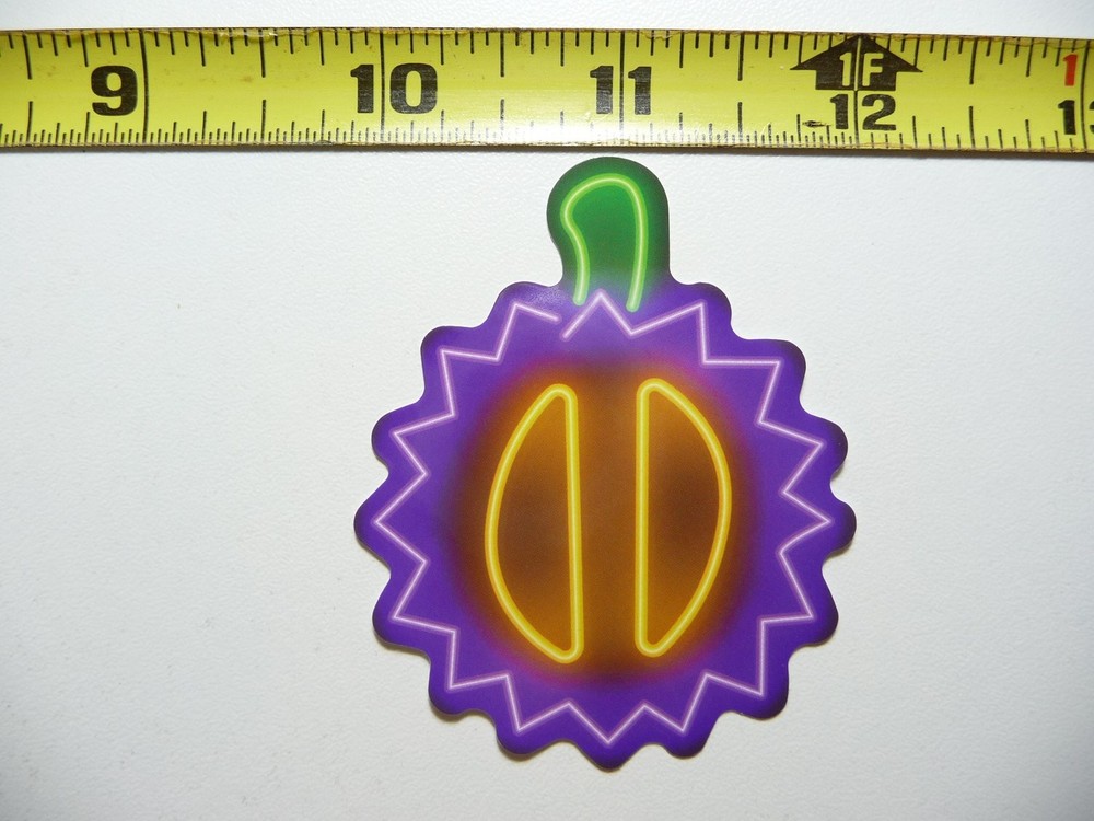 Durian Fruit Neon Sticker Decal Fun Funny Scrapbooking DIY Craft