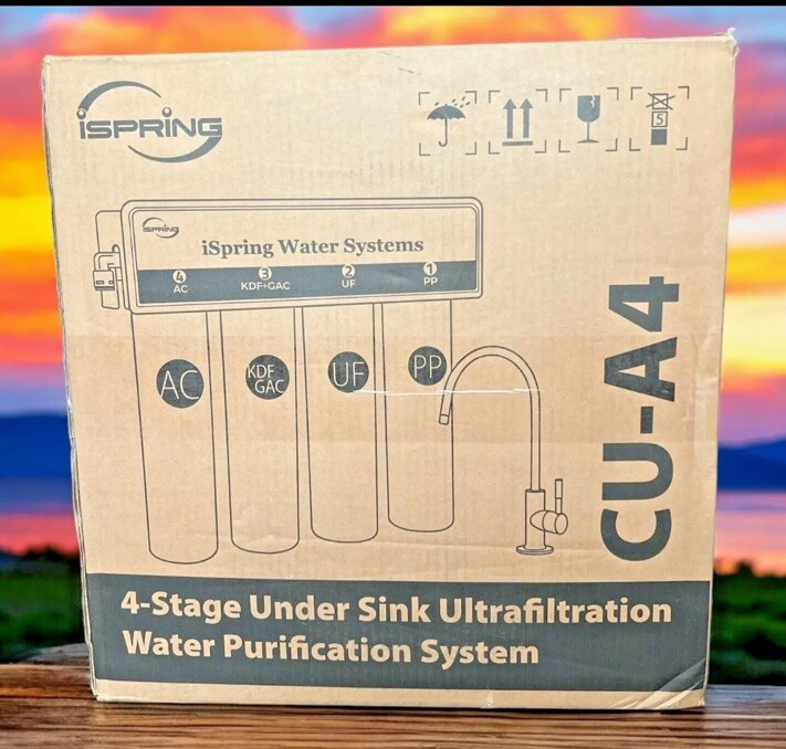 4 Stage Whole House Ultra filtration 0.01 Micron UF Drinking Water Filter System